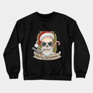 Skull and Pipe for Daddy. Classic Christmas T-Shirt Crewneck Sweatshirt